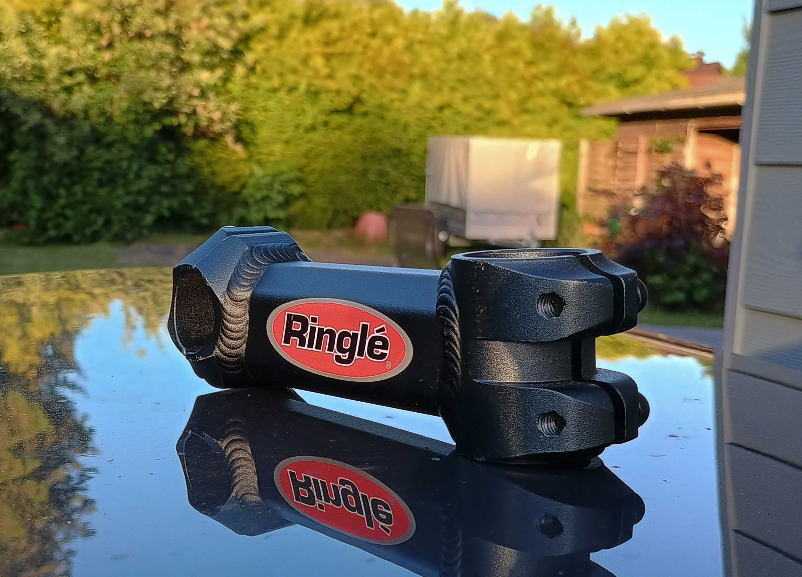 RINGLE EVOLUTION SERIES Vintage Stem 125mm 1-1/8″ 25.4 Grey Retro MTB Yeti Klein