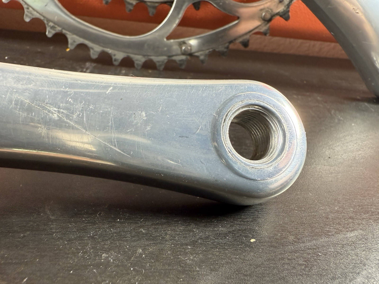 Campagnolo Centaur 10 Speed Double Crankset 53-39 Tooth Silver 170 #11