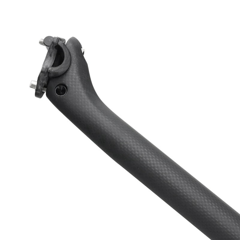 1 Set Carbon Fiber Bike Seatpost Clamp For Saddle Rails 7x9mm 7x7mm Clip US #