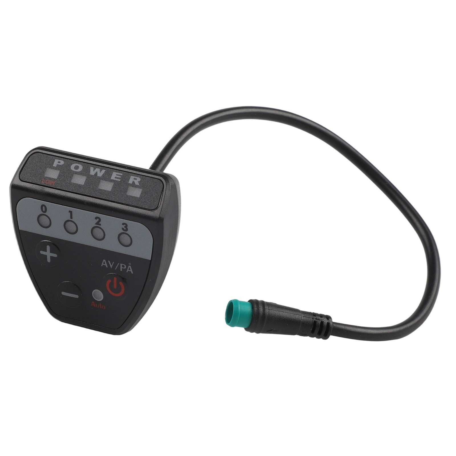 LED Display Meter with + Button Light Control for 36V 48V Ebikes and Scooters