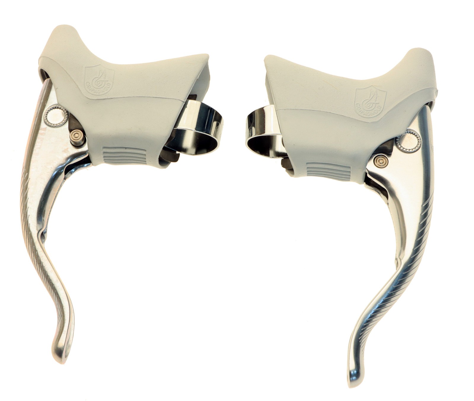 Campagnolo Record Chorus Brake Levers Pair Grey Hoods Aero 80’s 90’s NOS NEW OEM
