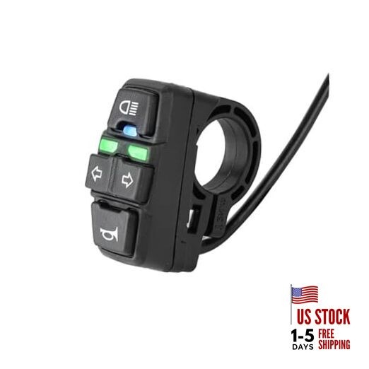 Universal Ebike Light and Horn Switch Turn Signal Switch 3 3-in-1 switch DK336