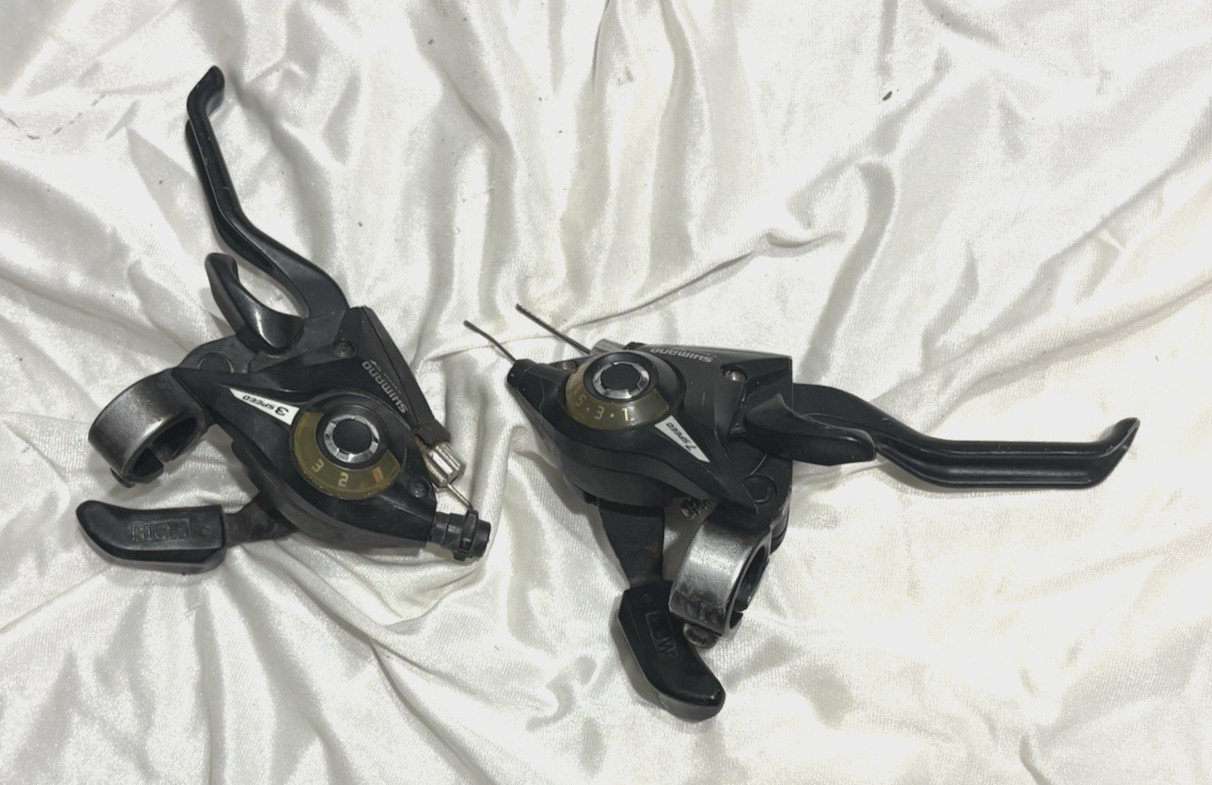 SHIMANO MTB SHIFTERS/BRAKE SET Left/Right Vintage 3×7 ST-EF51