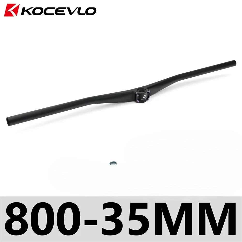 Carbon Mountain Bike Integrated Handlebar UD Matt 35x800mm with Computer Mount
