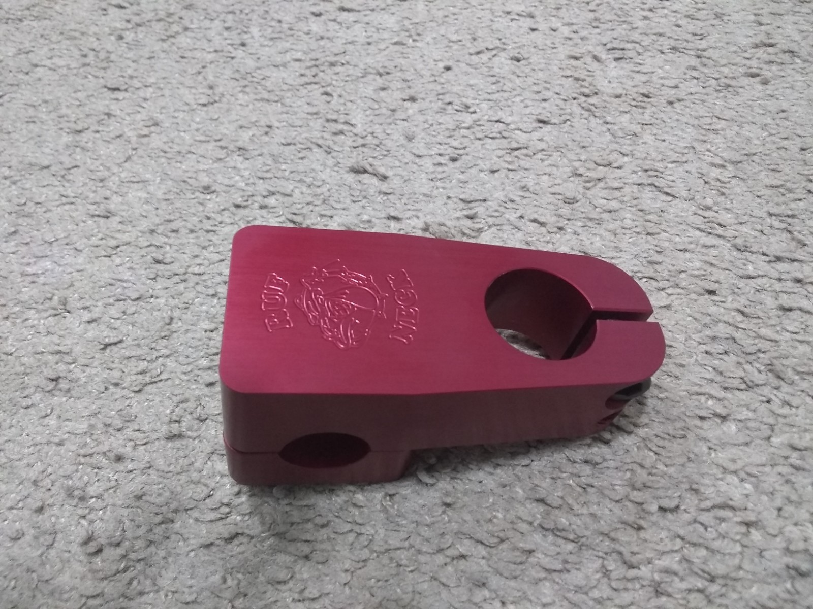 BMX stem ruf neck KNIGHT BIKE CO. RED SE bikes quadangle bullseye PK ripper mcs
