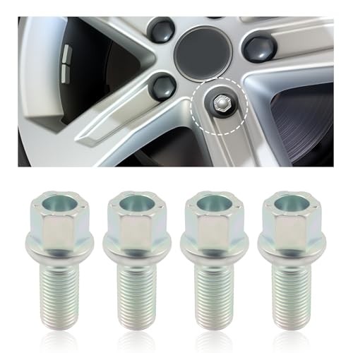 4PCS M14x1.5 Lug Bolts,High Hardness Wheel Bolts Compatible with Skoda Audi A3