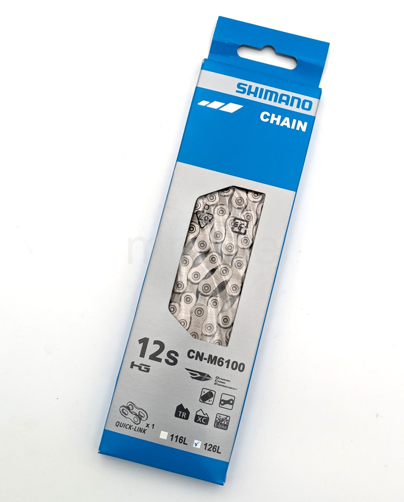Shimano DEORE CN-M6100 MTB Bike Chain, HG 12-Speed W/Quick link 126 Link