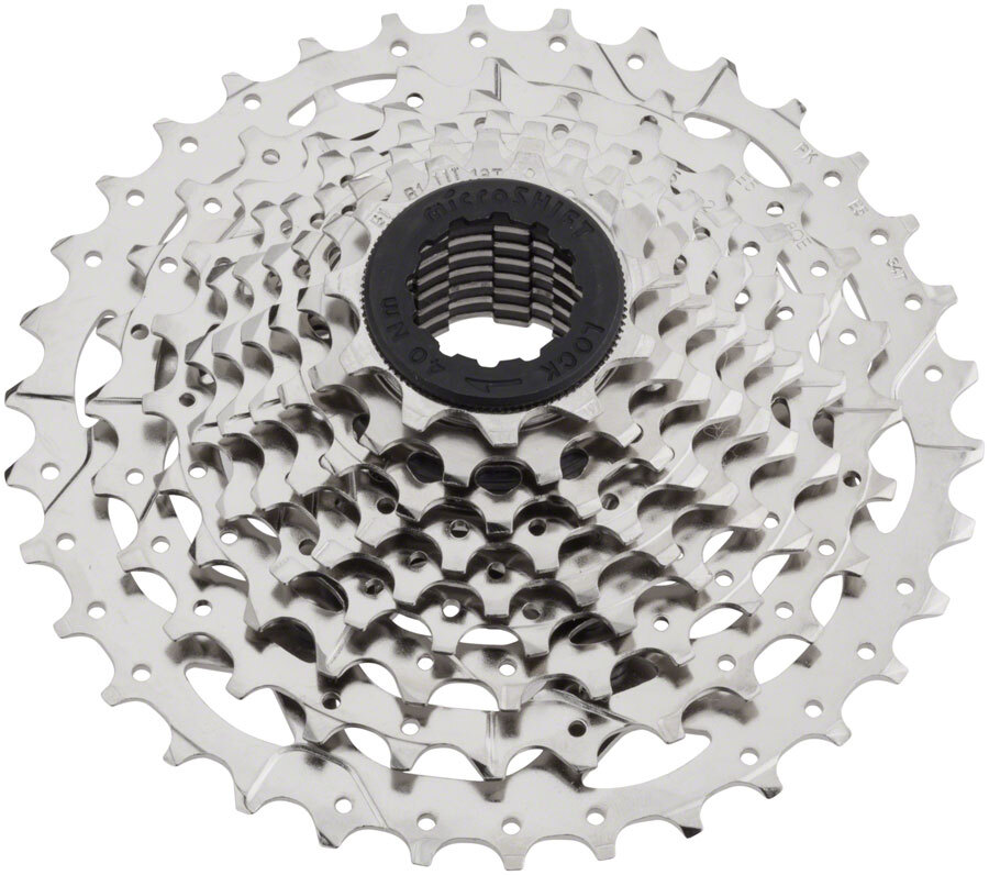 microSHIFT H09 Cassette – 9 Speed, 11-28t, Silver, Nickel Plated