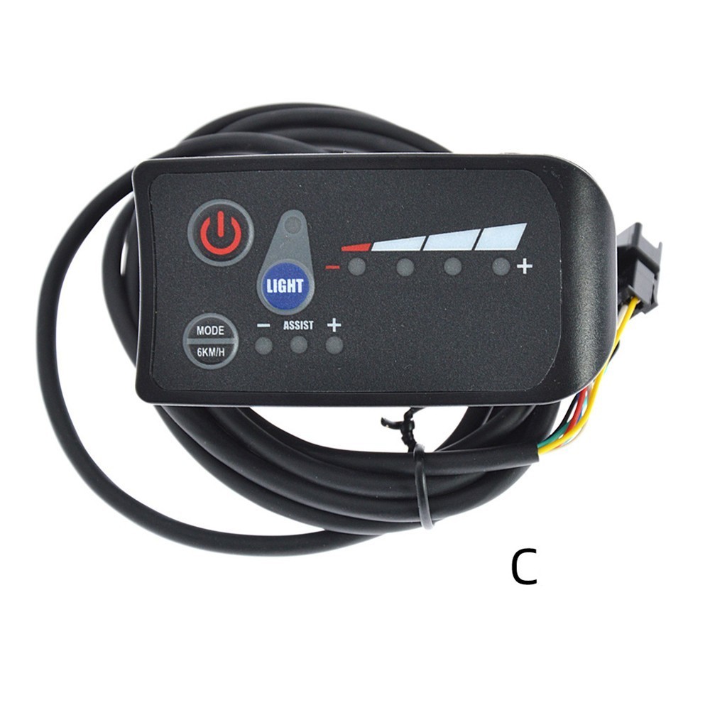 1PCS Electric Bicycle E-Bike Display 36V 810-LED Display Controller Panel