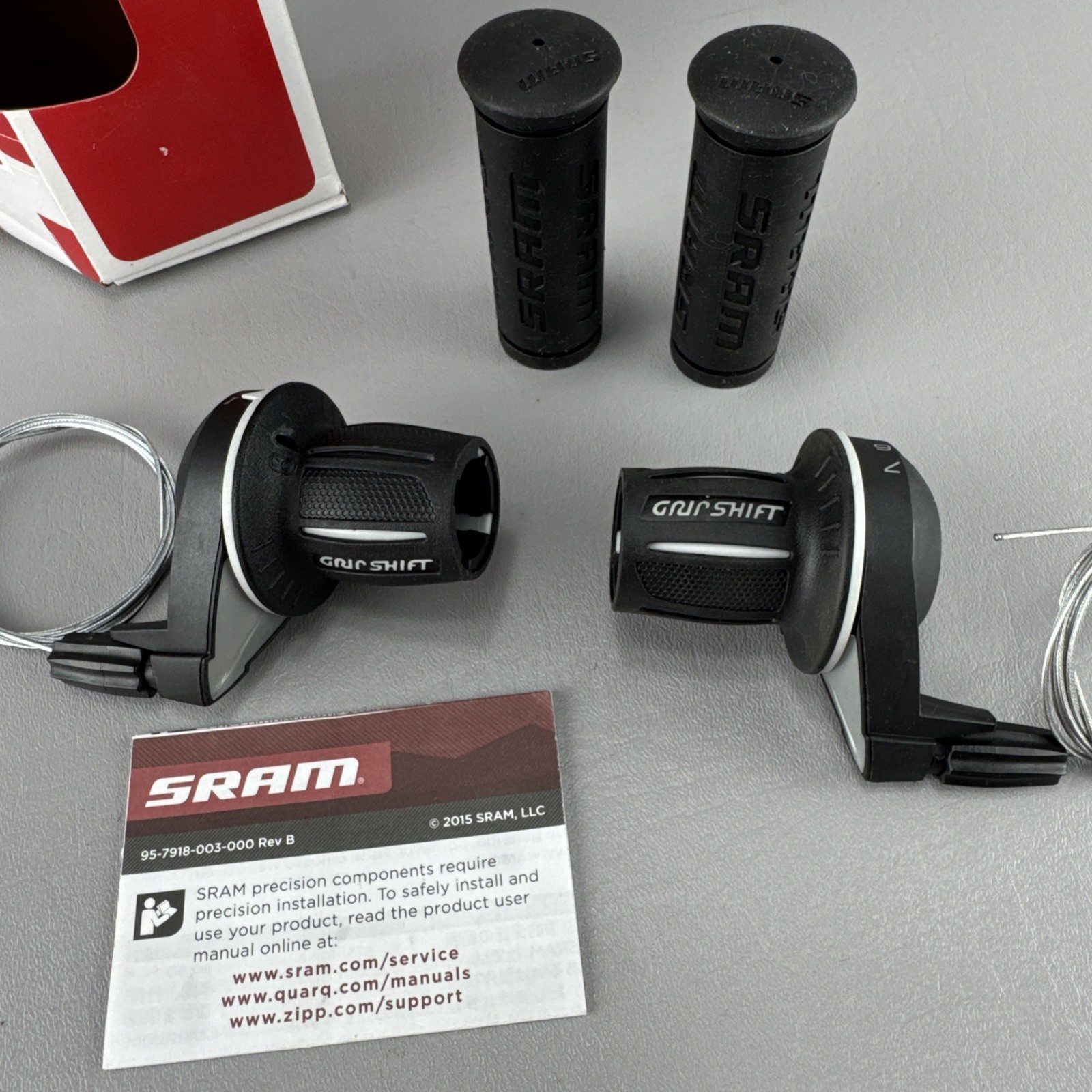SRAM 3.0 Comp 7 Speed Shifter Twister Set New