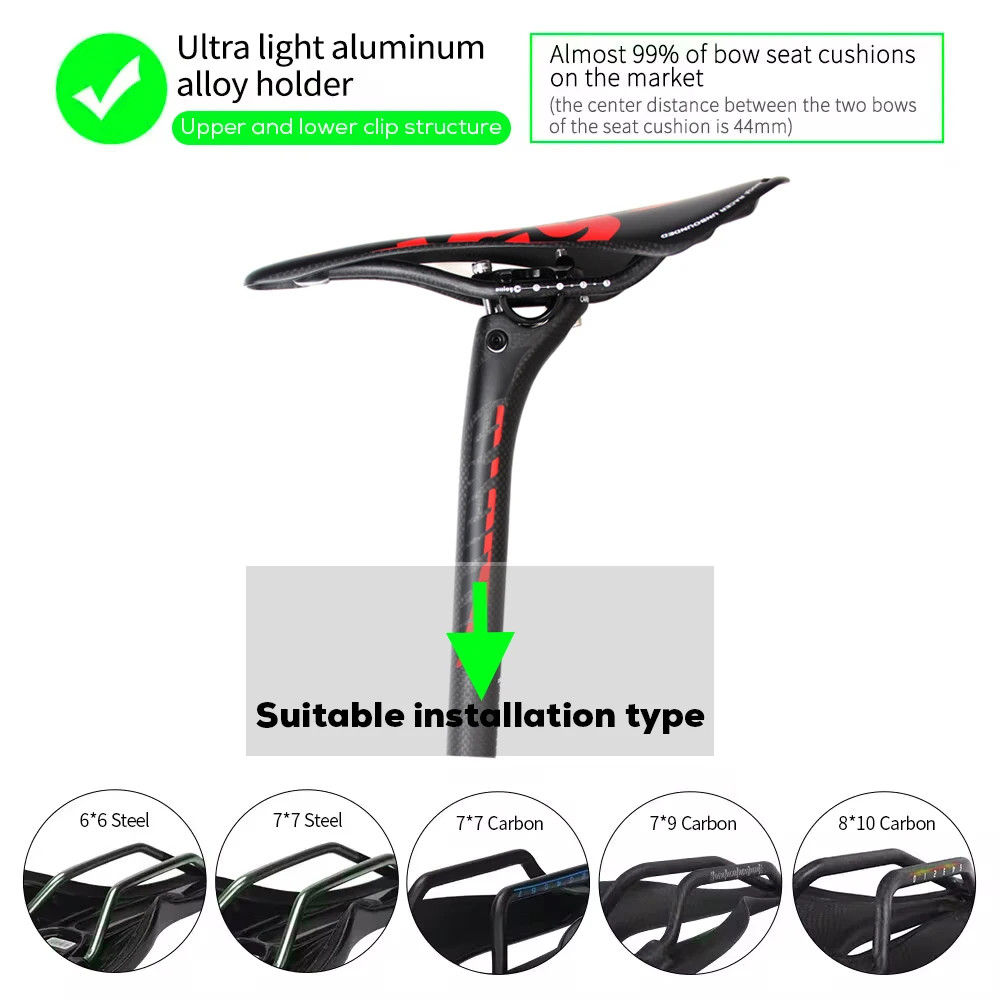ULLICYC Carbon Fiber Seatpost 27.2/30.8/31.6mm 400mm Offset MTB Road Bike