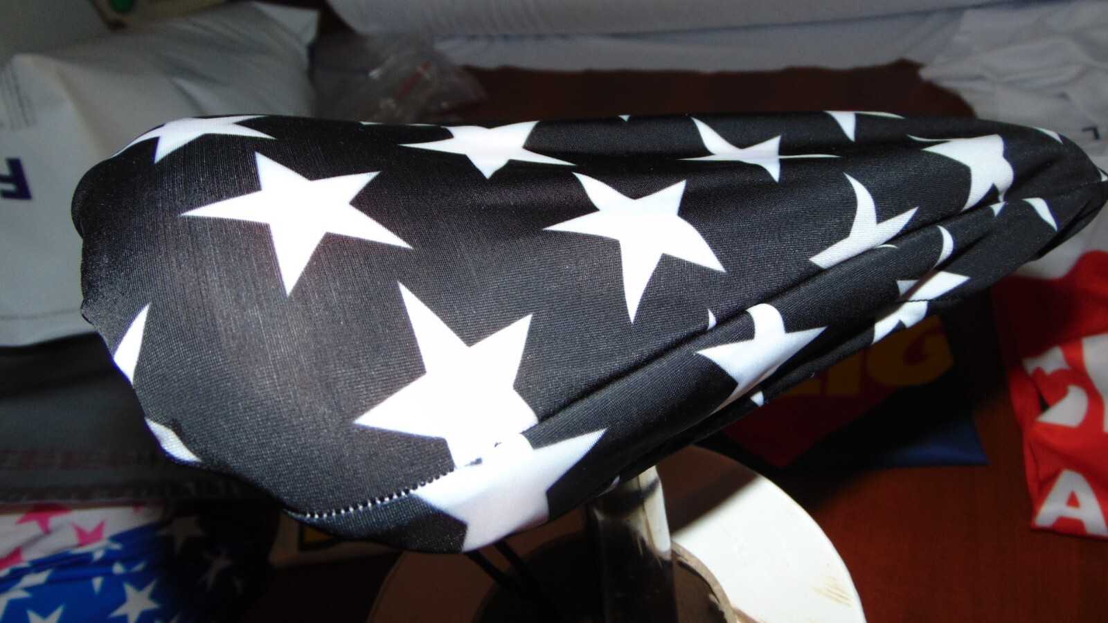 BMX Bicycle Seat Cover Vintage Trick Star Bike Saddle Cover Old School Black