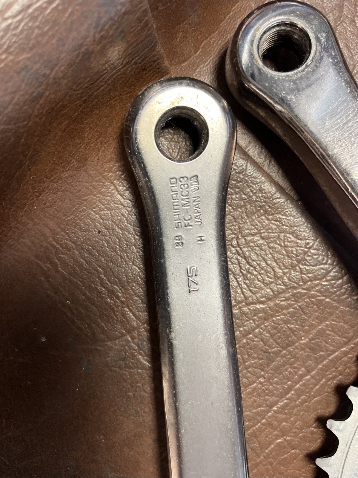 Vintage Shimano STX RC FC-MC33 Crankset 175mm 3x Triple Square Taper MTB