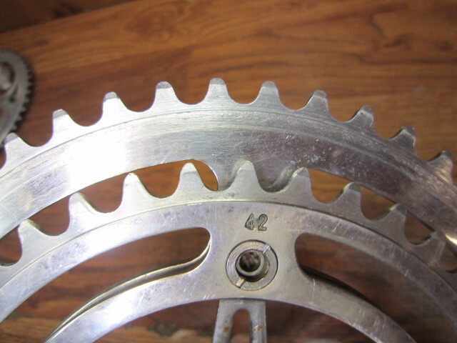 VINTAGE NERVAR SPORT 170L 52/42T COTTER PIN CRANK SET