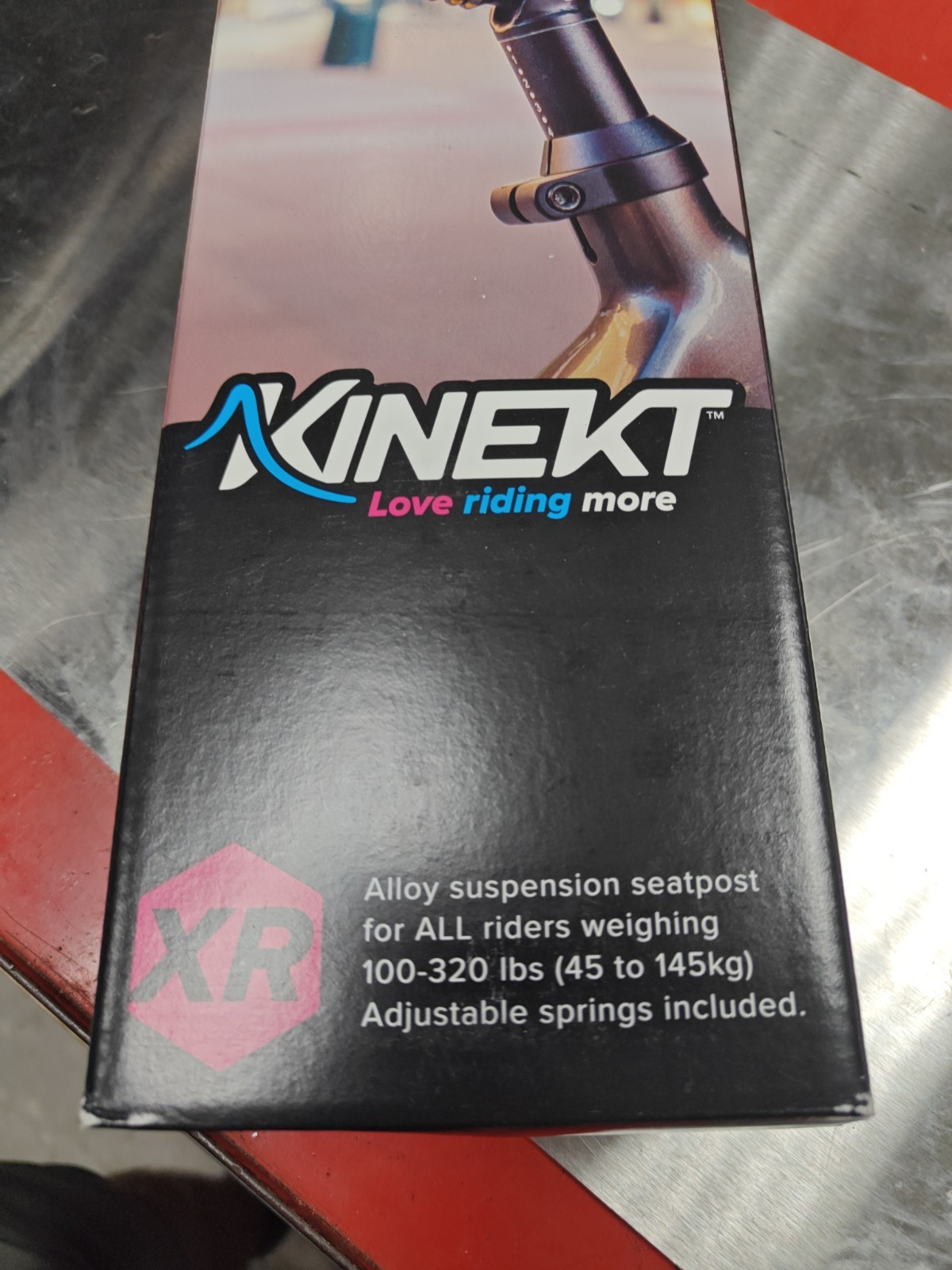 KINEKT Bike Suspension Seatpost, XR Lightweight Aluminum Alloy Seat Post for E-b