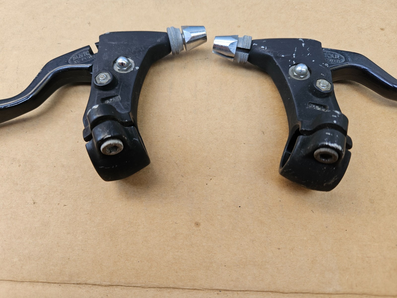 Vintage 80s Suntour XC Power Mountain Bike ATB Brake Levers 4-finger Japan