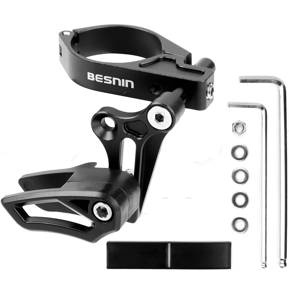 Mountain Bike Chain Guide Bash Guard – 7075 Aluminium Alloy + ABS Plastic Protec