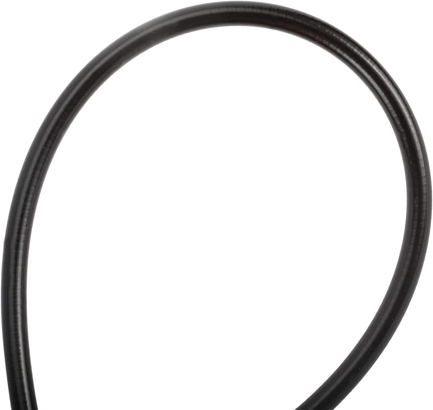 YaeMarine 5mm X 50ft Bicycle/Bike Lined Brake Cable Housing x 50ft, Black
