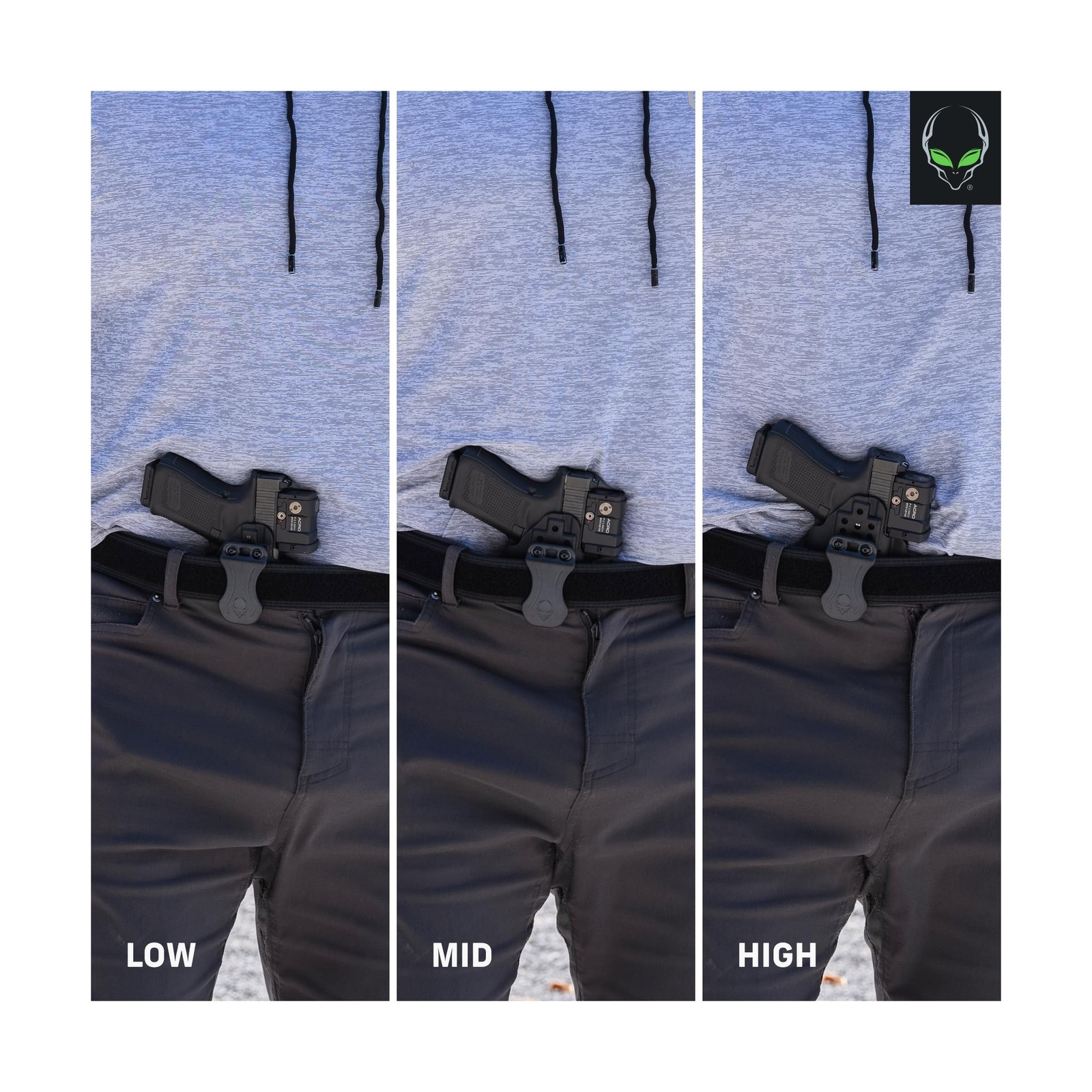Alien Gear Photon Holster – IWB or OWB, Right or Left Hand, Optics Ready, Com…