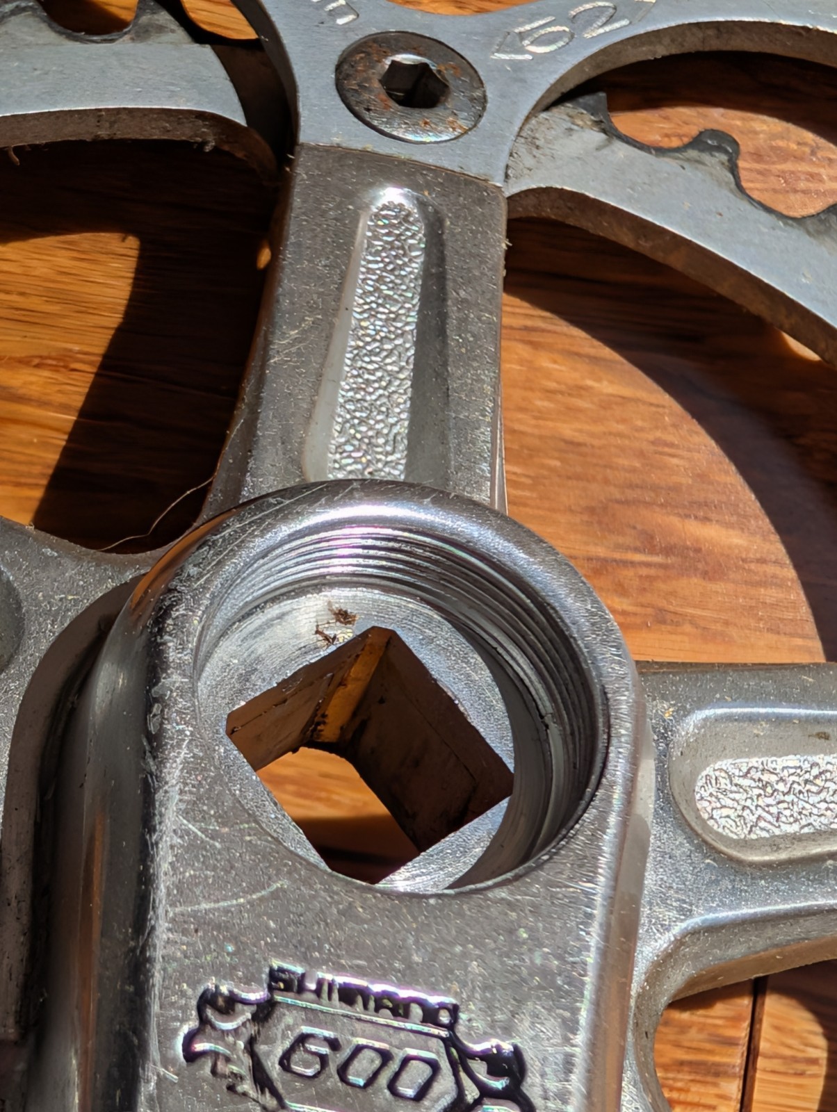Shimano 600 Arabesque Crankset 50T/42T Double 170mm Crank Arm