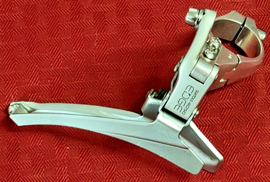Suntour Edge 4050 Front Derailleur Clamp On 28.6 Bottom Pull, Double Vintage