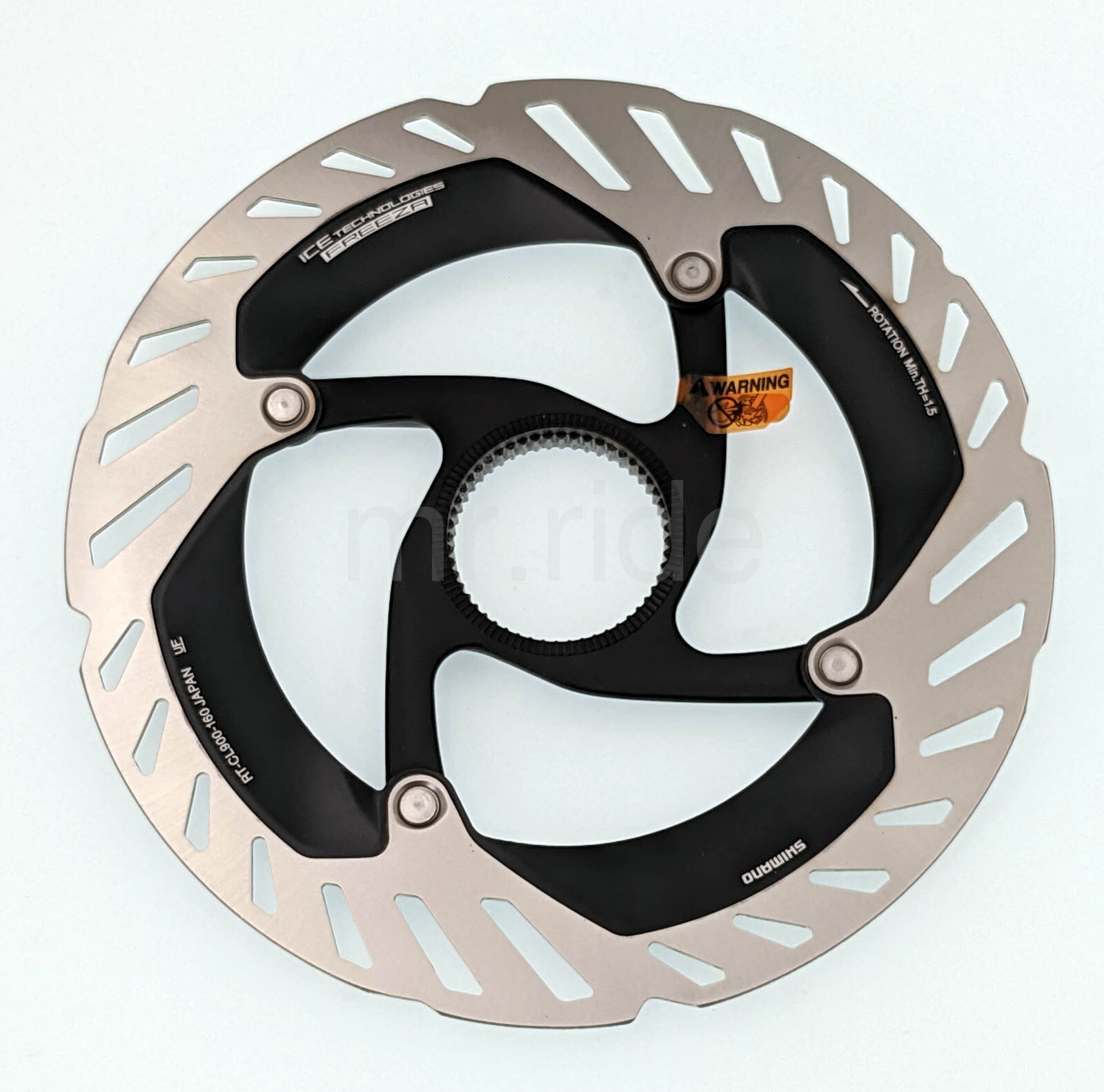 Shimano DURA-ACE RT-CL900 Center Lock Disc Rotor 160mm,w/Lockring ICE TECH,2Pcs