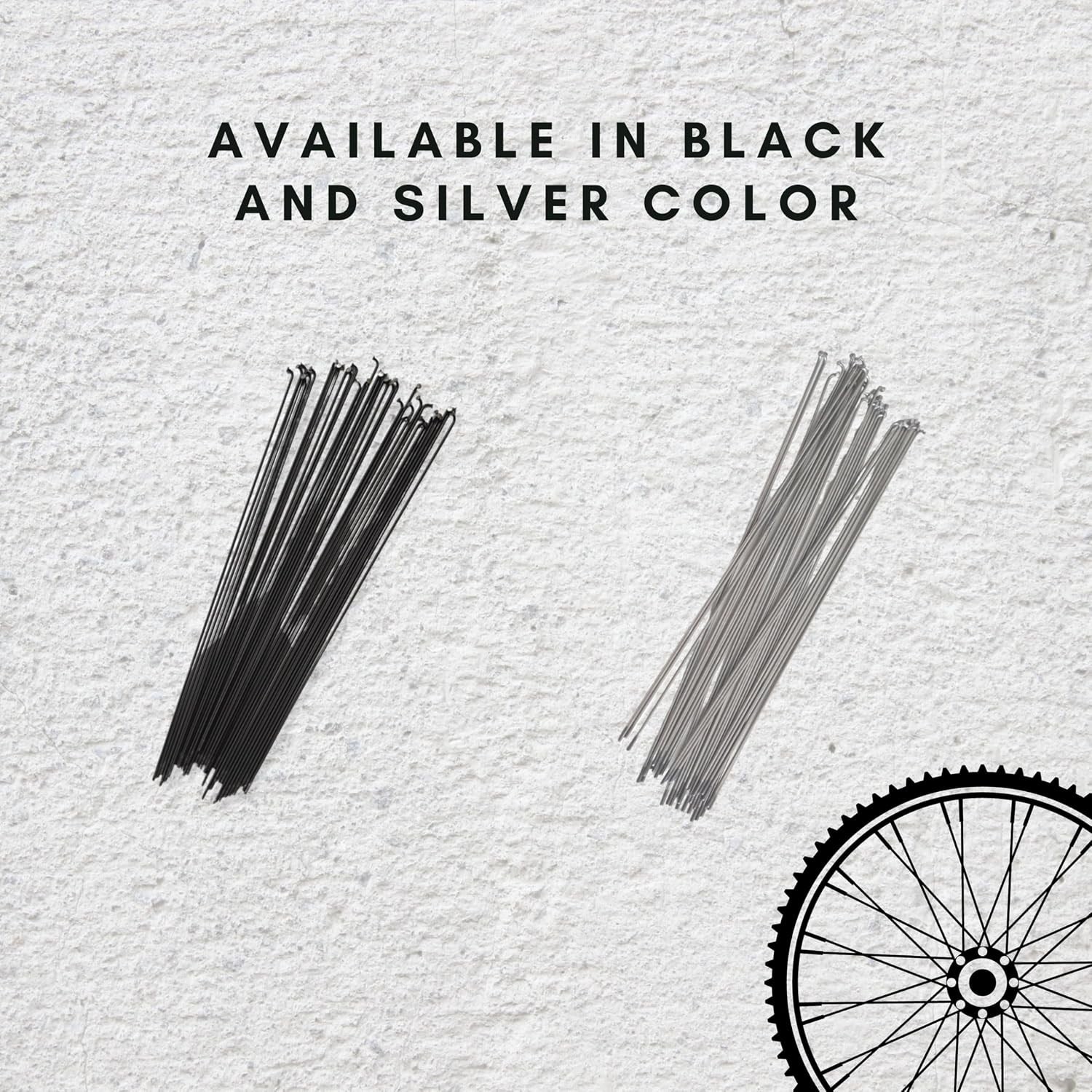 36Pcs 14G Stainless Steel Spokes 254mm – 294mm for MTB