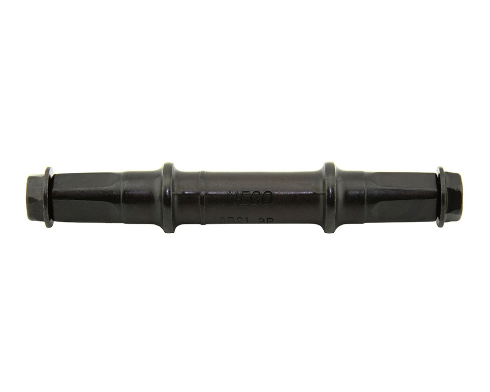 Bike Cotterless B.B Axle Square Bolt Style 119mm Black.