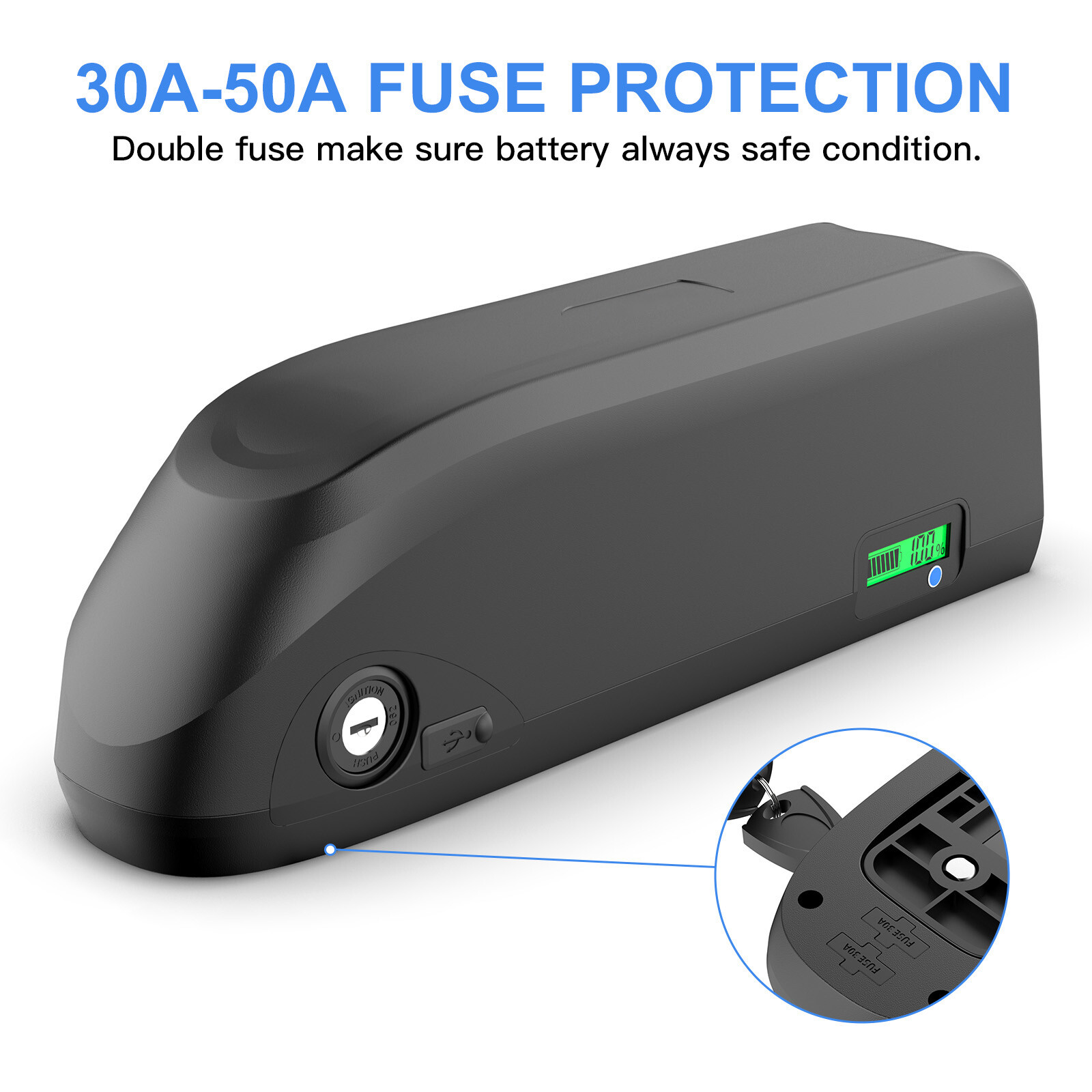 48V 20Ah Samsung Ebike Battery Lithium Rad Power Replacement Battery 0~2000W Kit