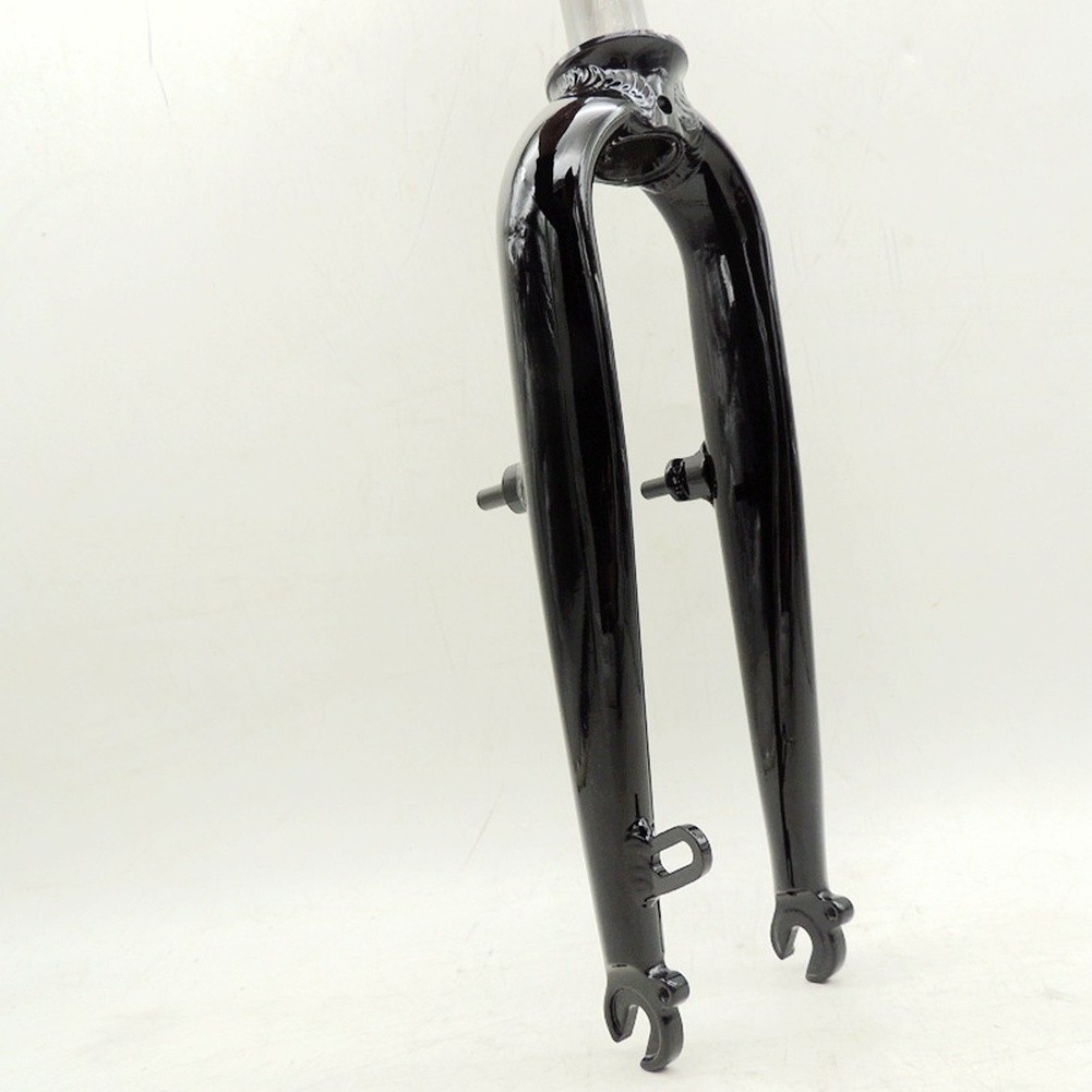 Folding Bicycle Fork 20 Inch Aluminum 28.6mm Steerer Tube 74mm Spacing V Brake