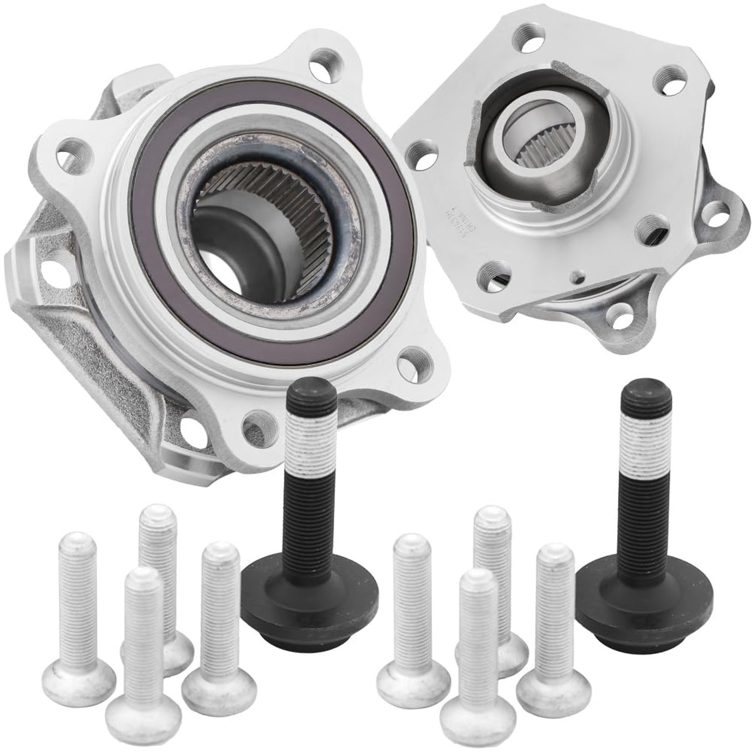 [2-Pack] 513433H – Front Pre-Pressed Wheel Hub Bearing Assembly Compatible Wi…