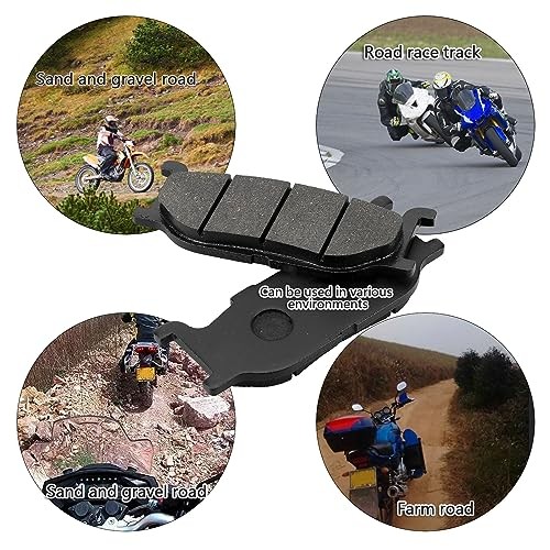Front and Rear Brake Pads for Yamaha Majesty 400 YP400 YP 400 2005 2006 2007