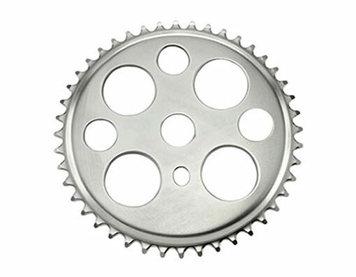 VINTAGE LOWRIDER 44 TEETH LUCKY 7 STEEL CHAINRING 1/2 X 1/8 IN CHROME.