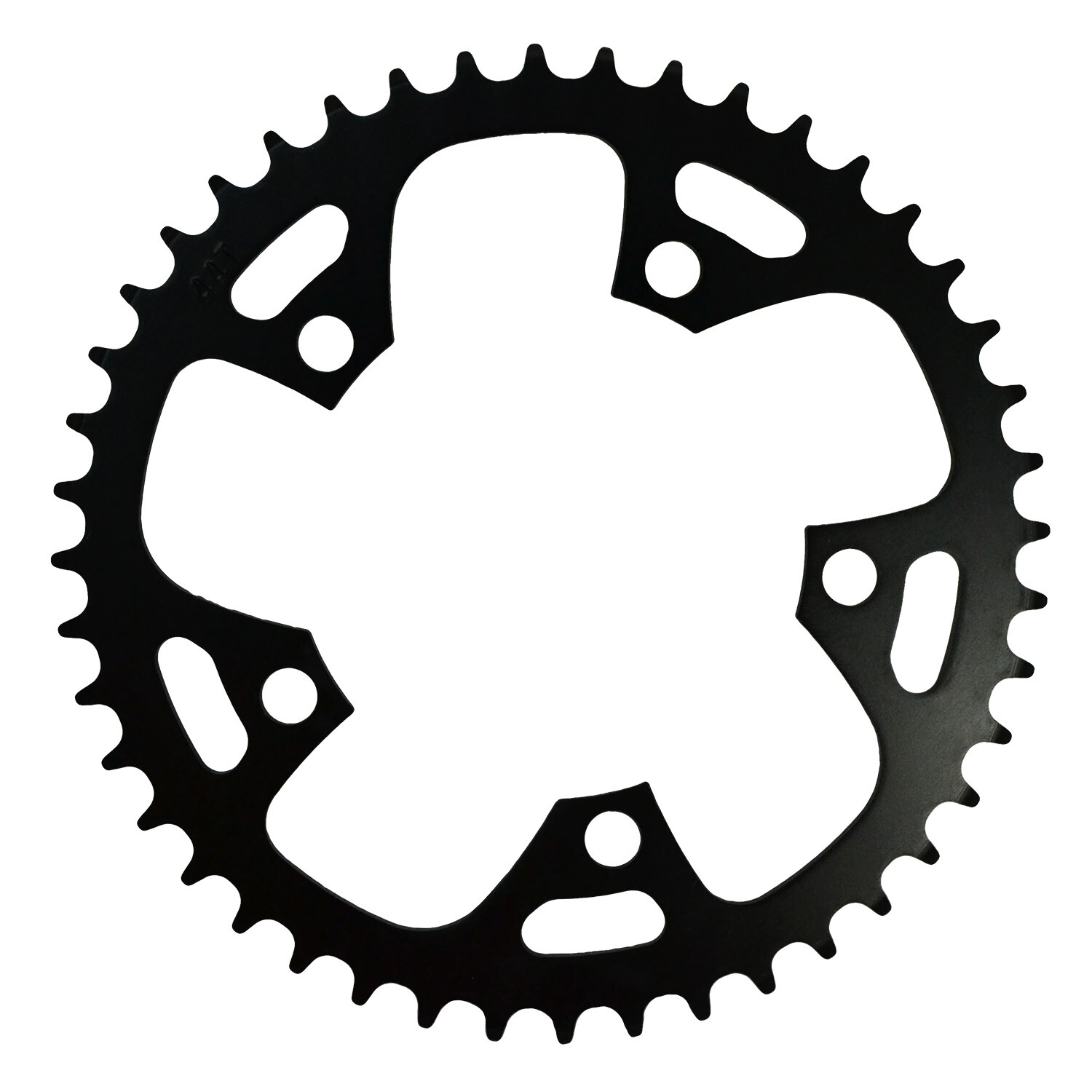 WFS Pulsar Chainring 44T 1/8″ 110mm Old School BMX Single Speed Fixie , Black