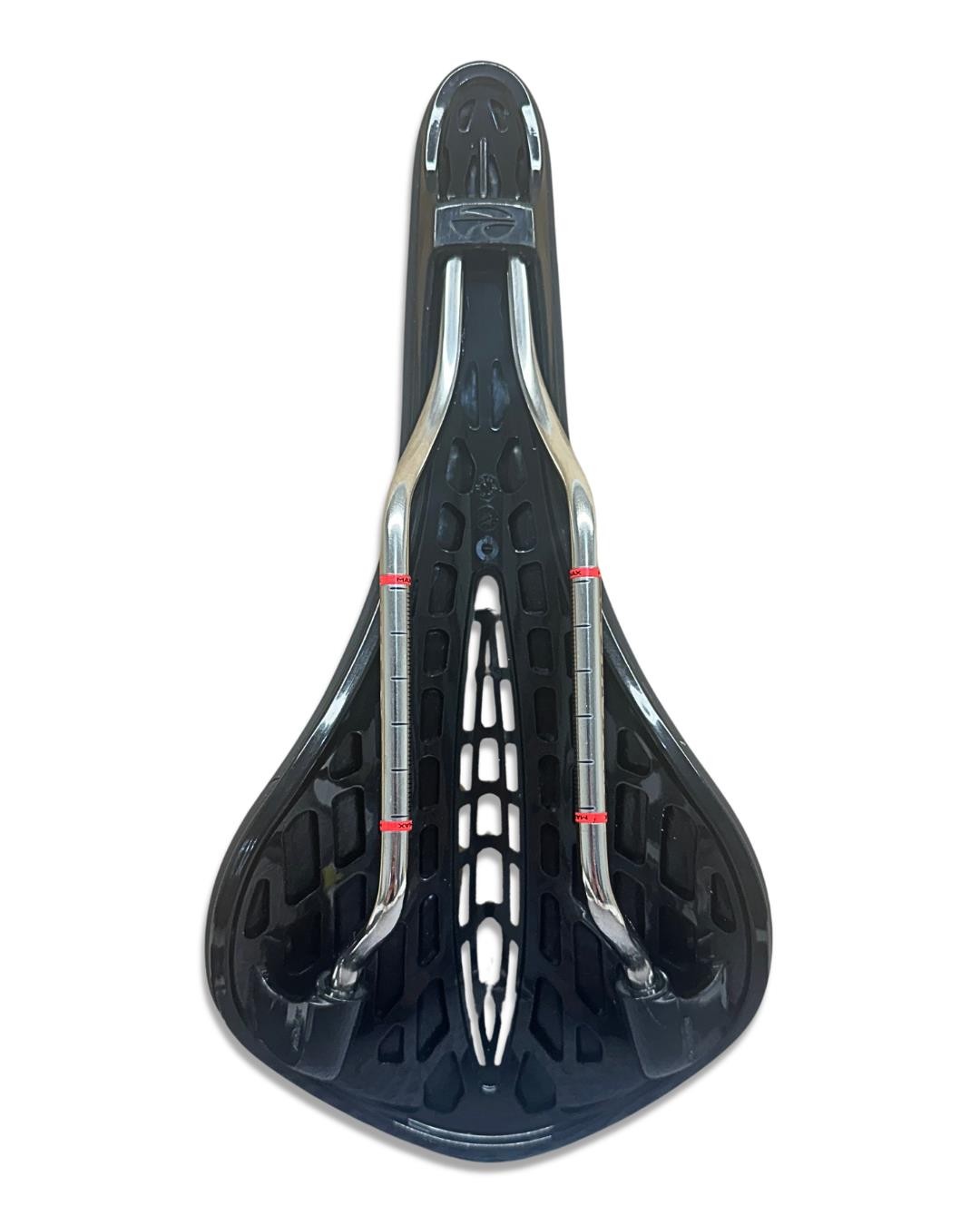 Tioga Undercover Stratum MAX Ti Bike Saddle Hollow Titanium Rails 285x143mm
