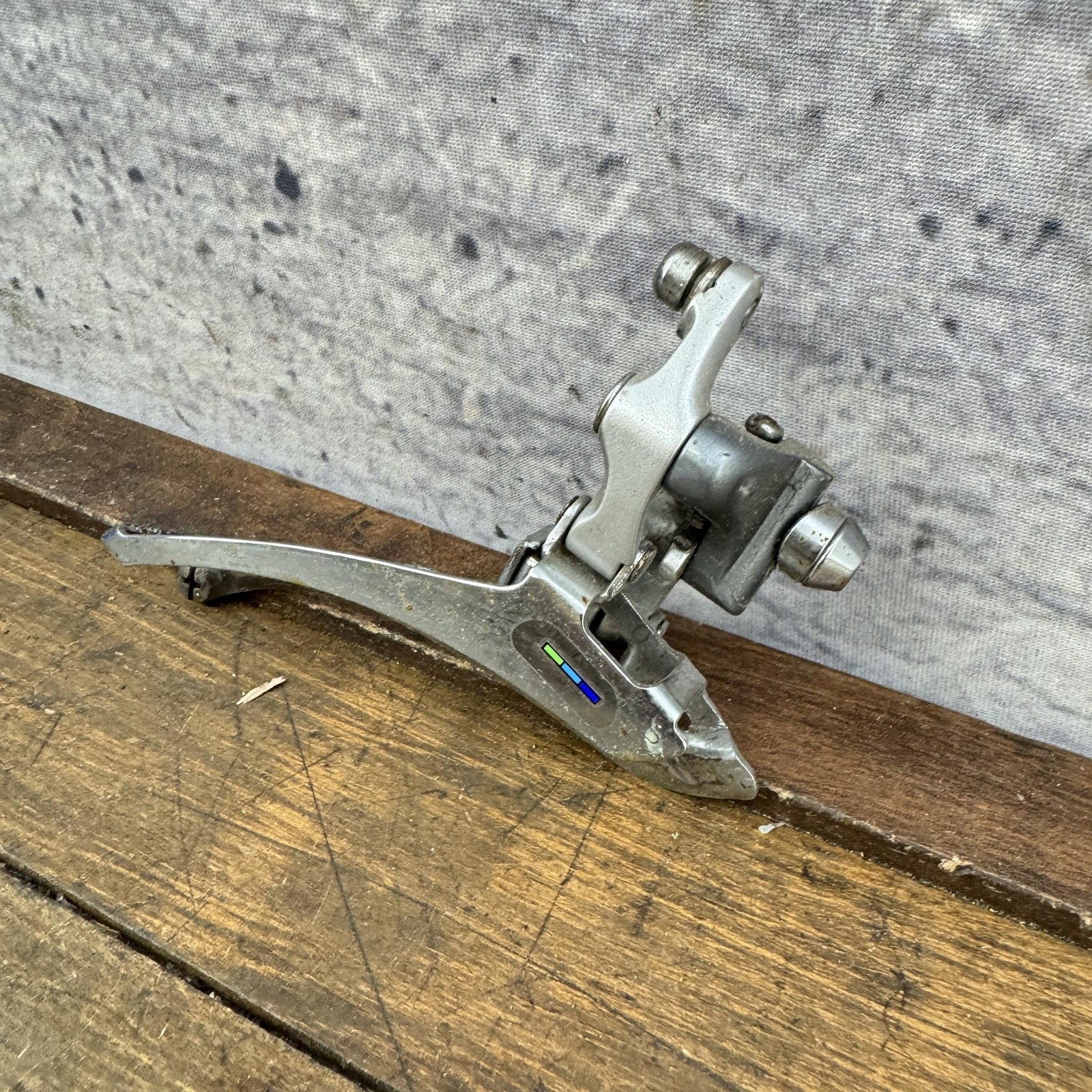 Vintage Shimano 600 FD-6401 Front Derailleur Braze-On Double 8s Bottom Pull Road