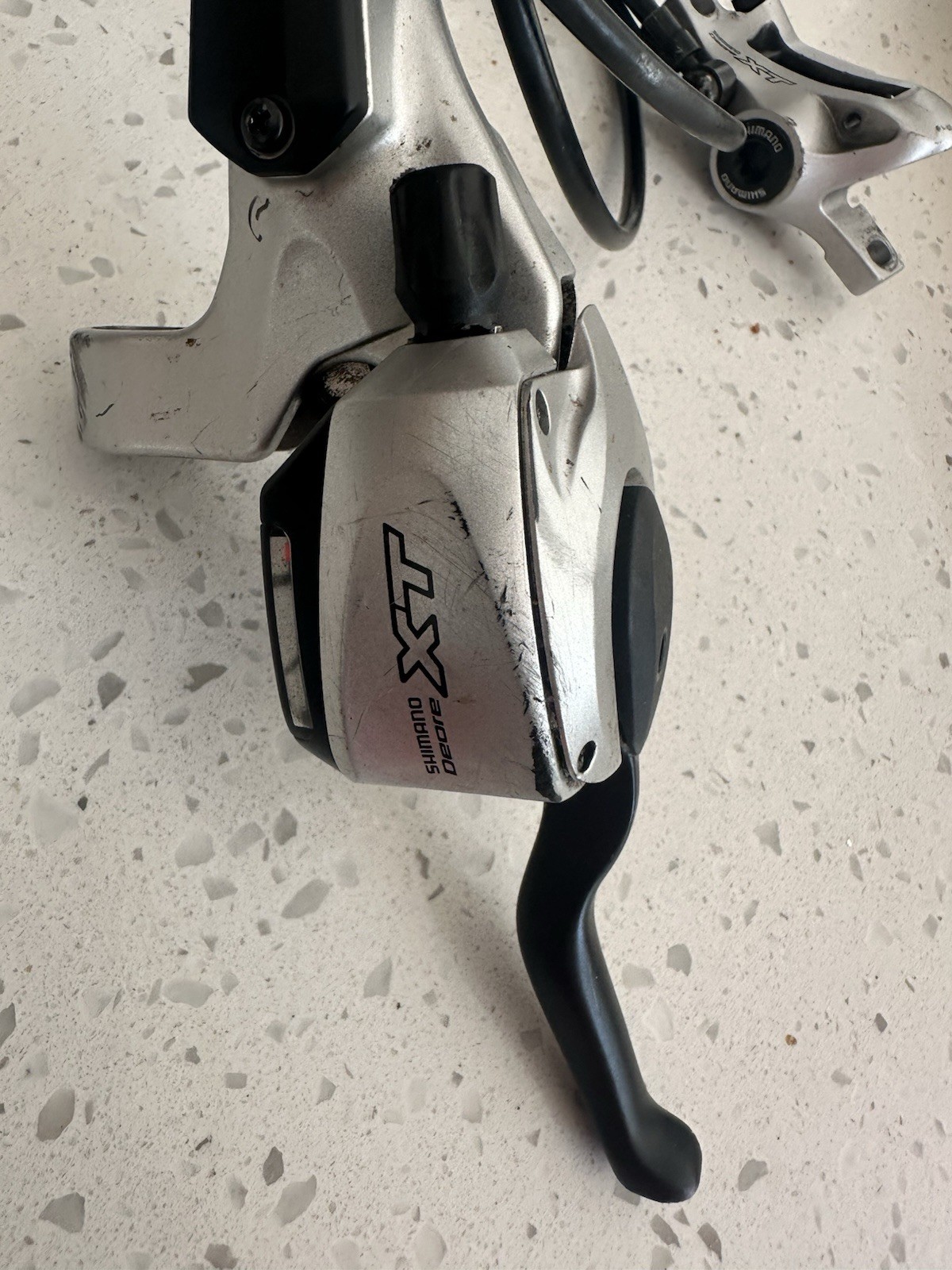 Shimano Deore XT ST-M765 BR-M765 Shifter Brake Lever Right Rear 9 Caliper 1300mm