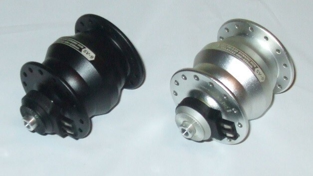SP Shutter-Precision SV-9-F Dynamo Hub / Folding Bike, 74mm, 28°, QR