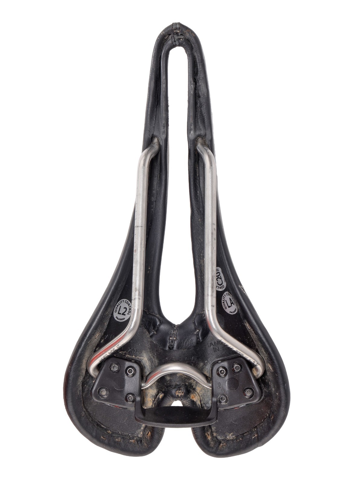 Selle SMP Dynamic Road Bike Saddle 138mm BLACK 7 x 7mm AISI Steel Cutaway Italy