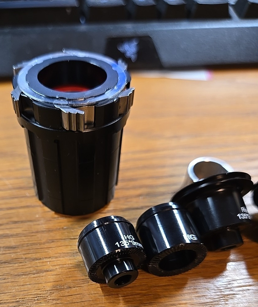 Hubs Service Kits for JGbike Hubs only – Hub Driver & End caps Shimano HG 8-11S