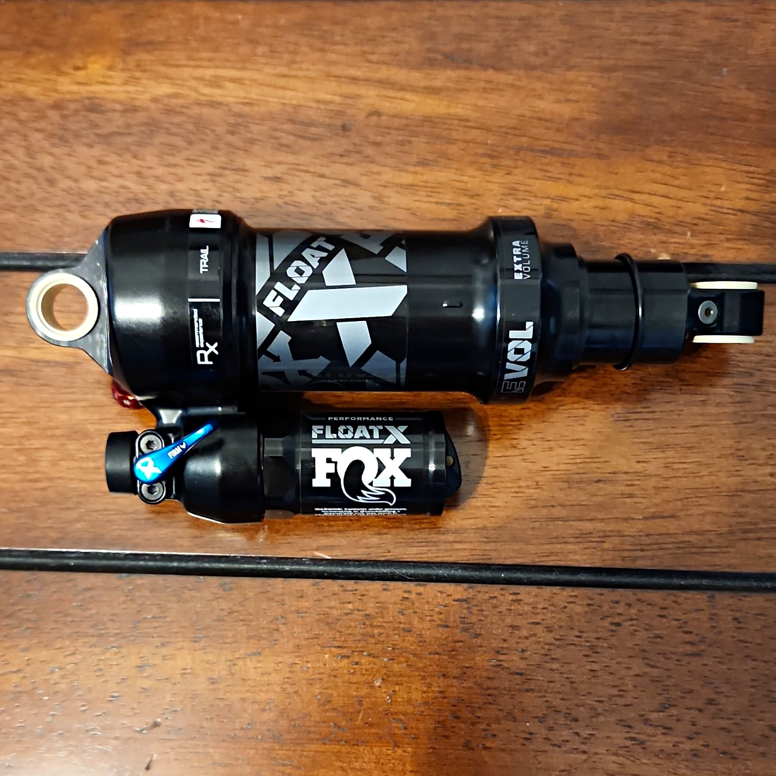 Fox Float X Air Rear Shock Piggyback Reservoir 210x50mm Black/Gray