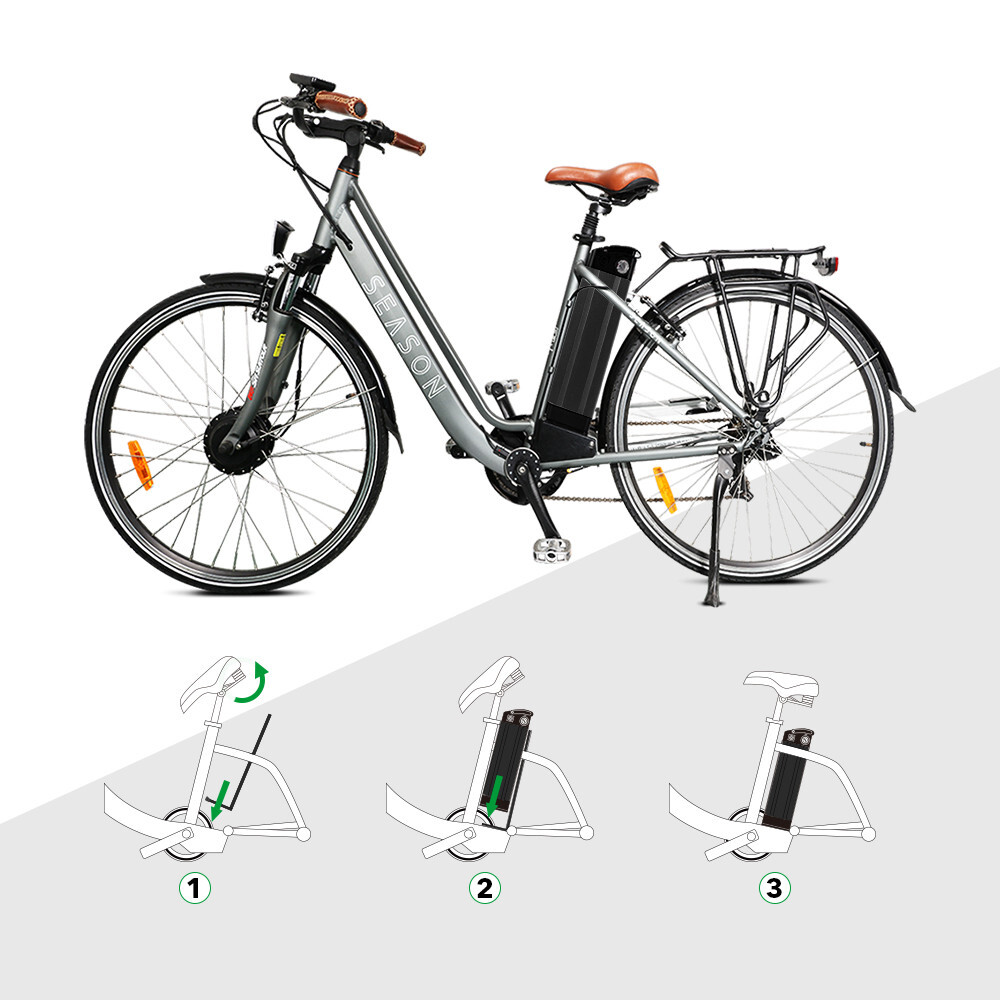 48V 13Ah Lithium Ebike Battery Electric Bicycle Silverfish Electric Bike Battery