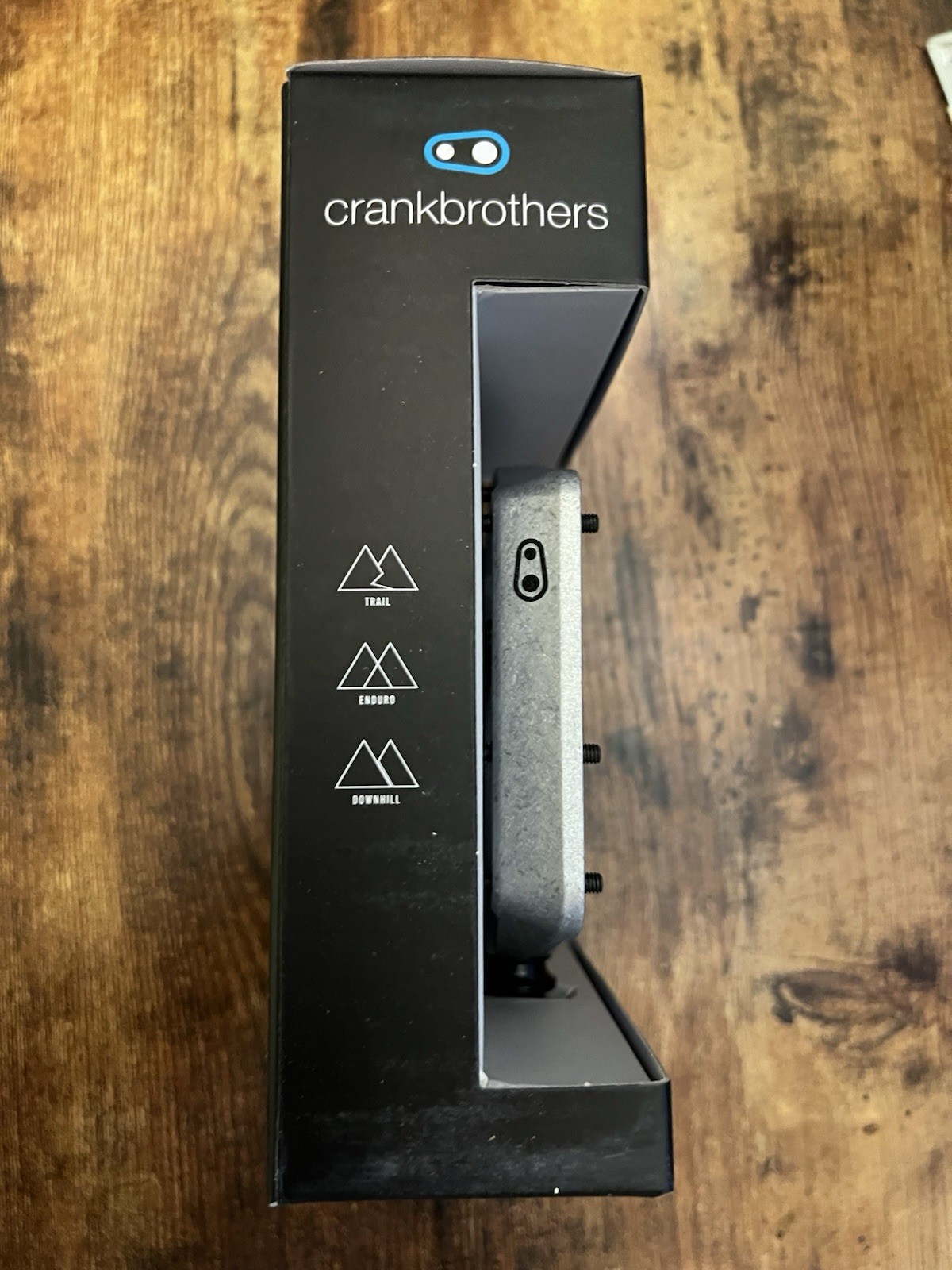 Crankbrothers Stamp 2 Large Raw Silver Flat Platform Pedals 9/16 Sealed