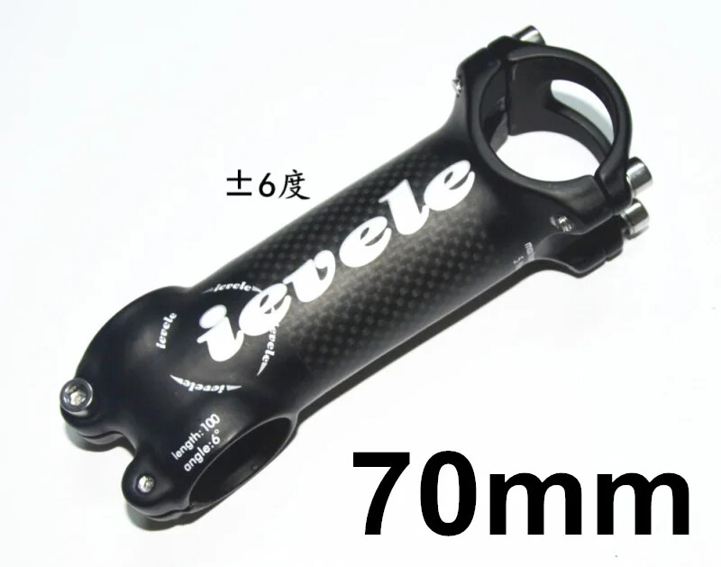 Carbon Fibre Aluminium Alloy MTB Bike Riser Road Bike Stem 60-120mm 28.6-31.8MM