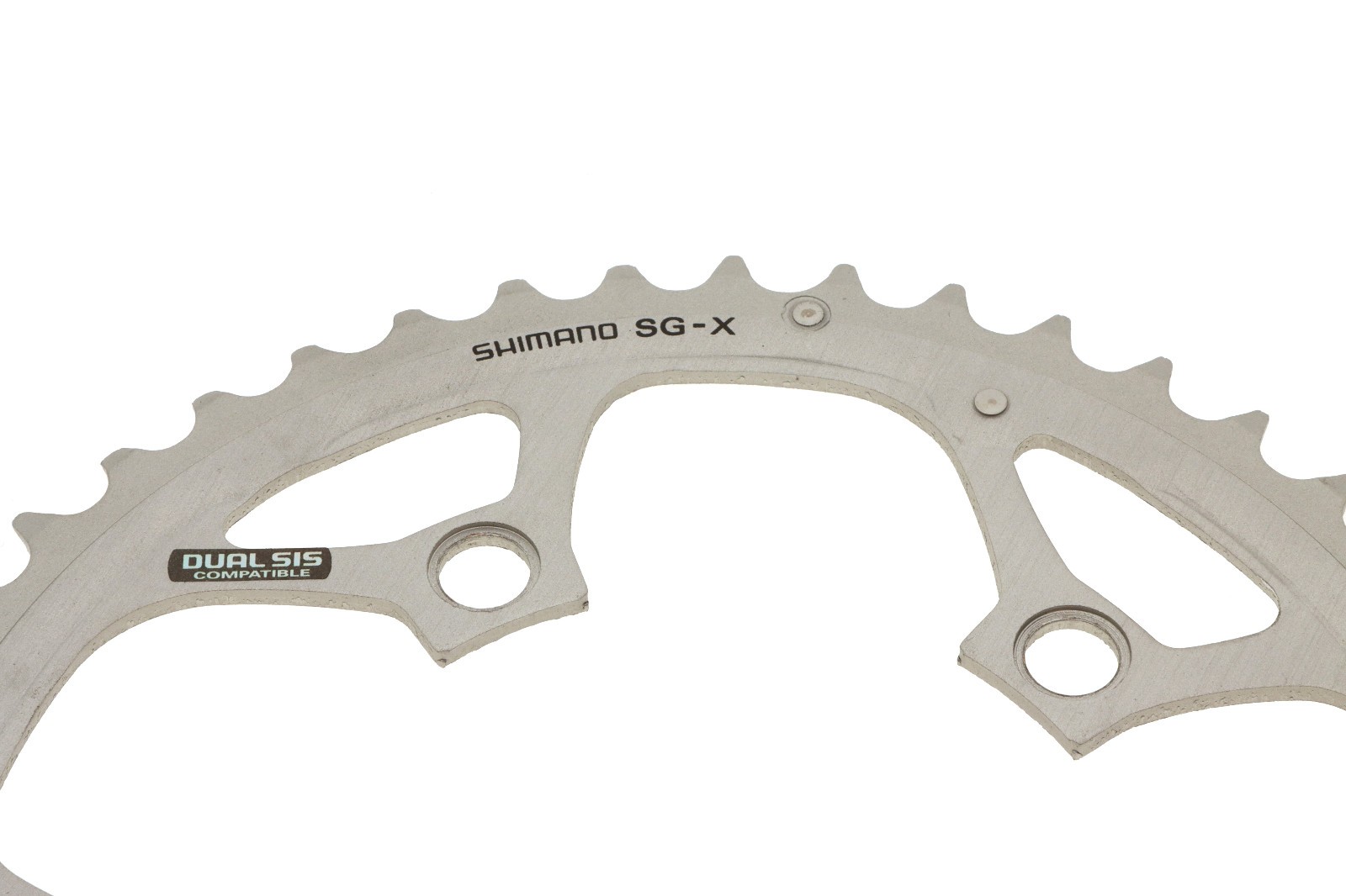 Shimano Deore LX SG-X 46T 9 Speed Chainring 110 BCD 5 Bolt Silver NOS