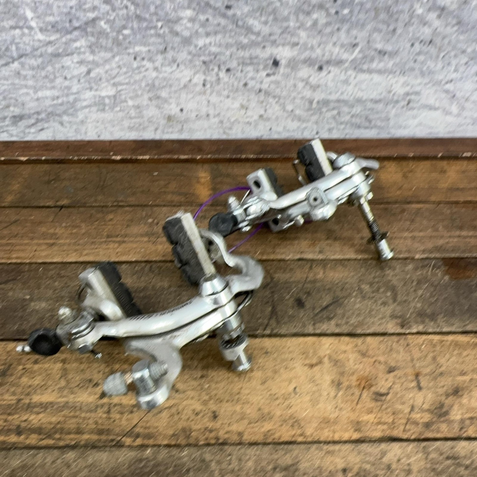 Vintage Shimano 600 Caliper Brakes Set Arabesque Road Bike Side Pull 80s