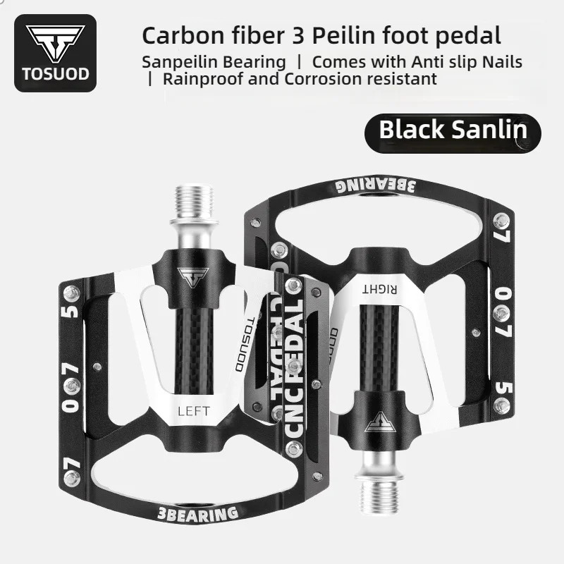 CNC Aluminum Alloy Anti-Slip Bicycle Pedals for MTB & Road Bikes