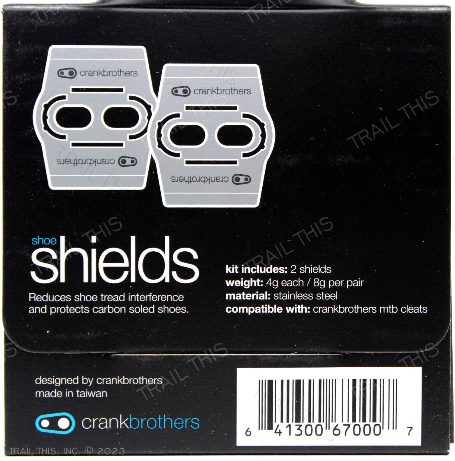 Crank Brothers Shoe Shields Protects Carbon Soled Shoes fit all Crankbros Cleats