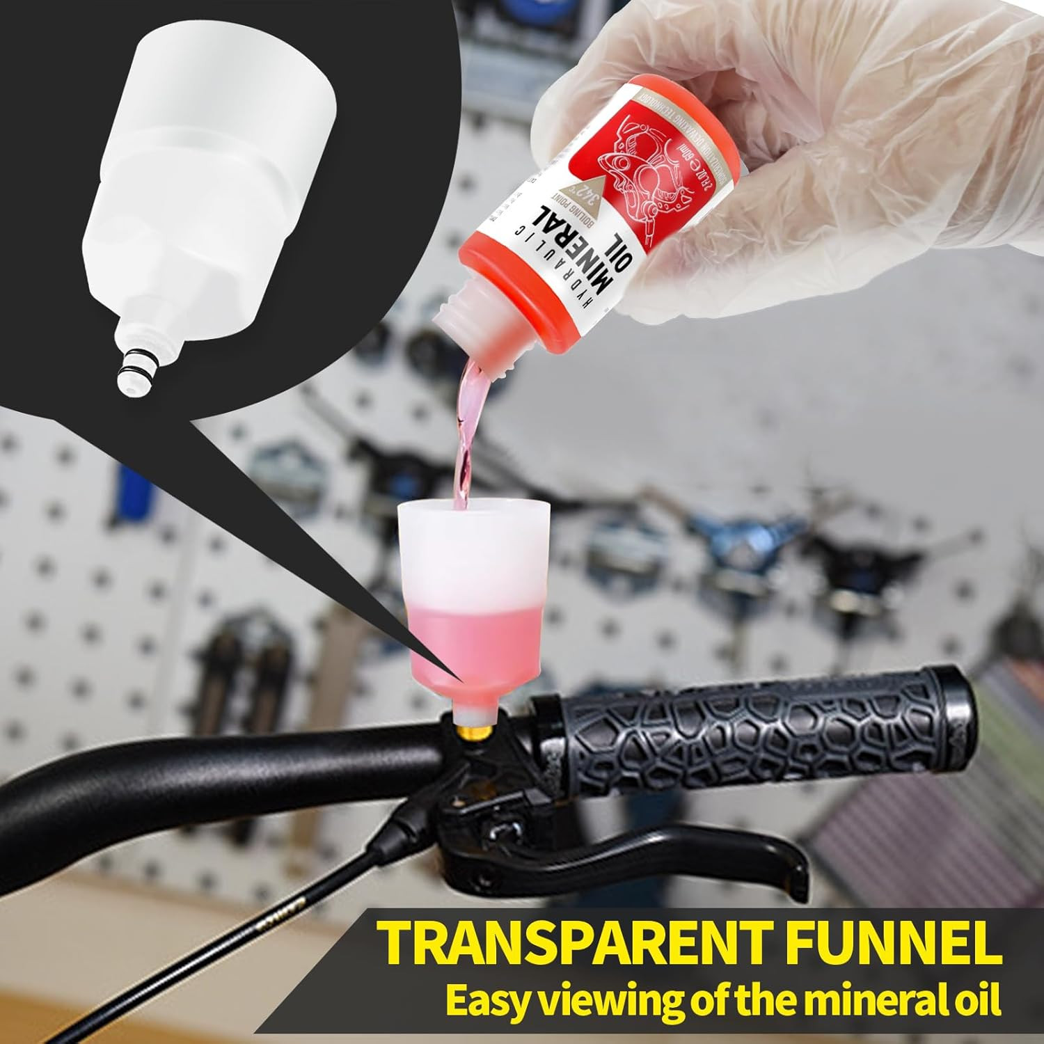 Brake Bleed Kit for Shimano, TEKTRO, TRP Hydraulic Disc Brakes, Brake Fluid
