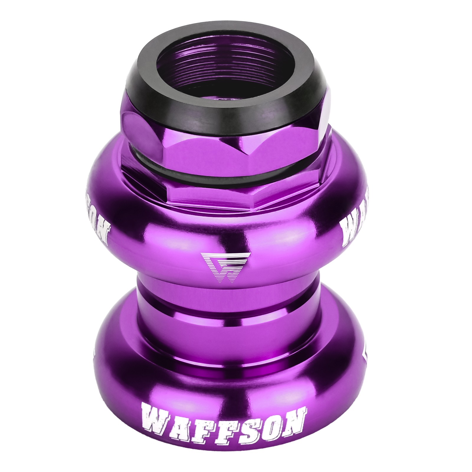 WFS AH.85 1 Inch Threaded Headsets Bearing External Cup , Purple